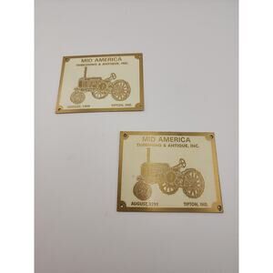 2 MID AMERICA THRESHING & ANTIQUE, INC. AUGUST, 1999 TIPTON IND. MINI PLATES
